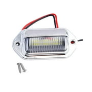 Gracefulvara Silver 1pcs6LED light car truck passenger car trailer tail light side light 12-24V